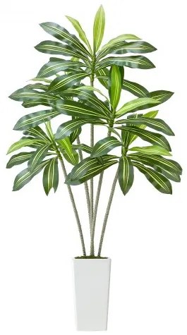 VEVOR 1829 mm Artificial Dracaena Tree Fake Plant with White Planter Indoor