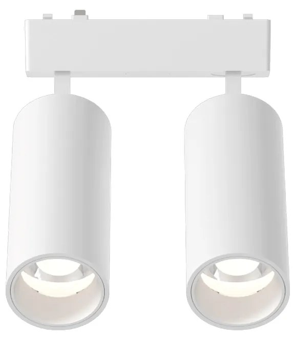 InLight Φωτιστικό LED 2x9W 3CCT για Ultra-Thin μαγνητική ράγα σε λευκή απόχρωση D:16cmX4,4cm (T05205-WH)