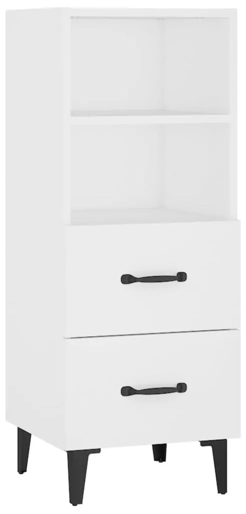 vidaXL Ντουλάπι Λευκό 34,5 x 34 x 90 εκ. από Επεξεργασμένο Ξύλο