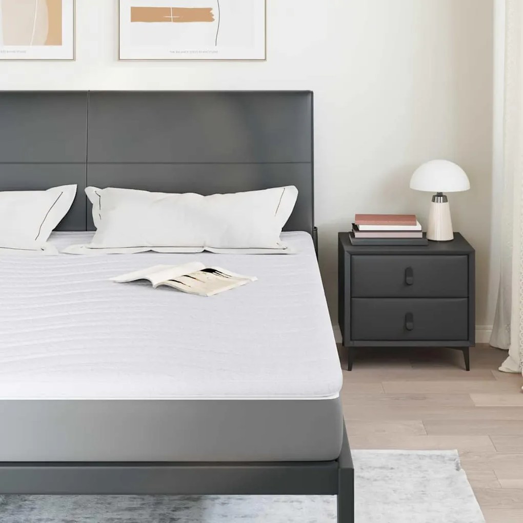 vidaXL Στρώματα Λευκό 200 x 200 cm Λάτεξ