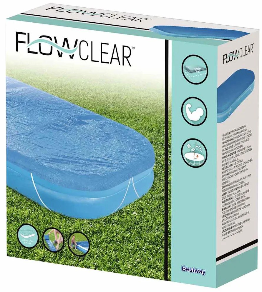 Bestway Κάλυμμα Πισίνας Flowclear 262 x 175 x 51  εκ.