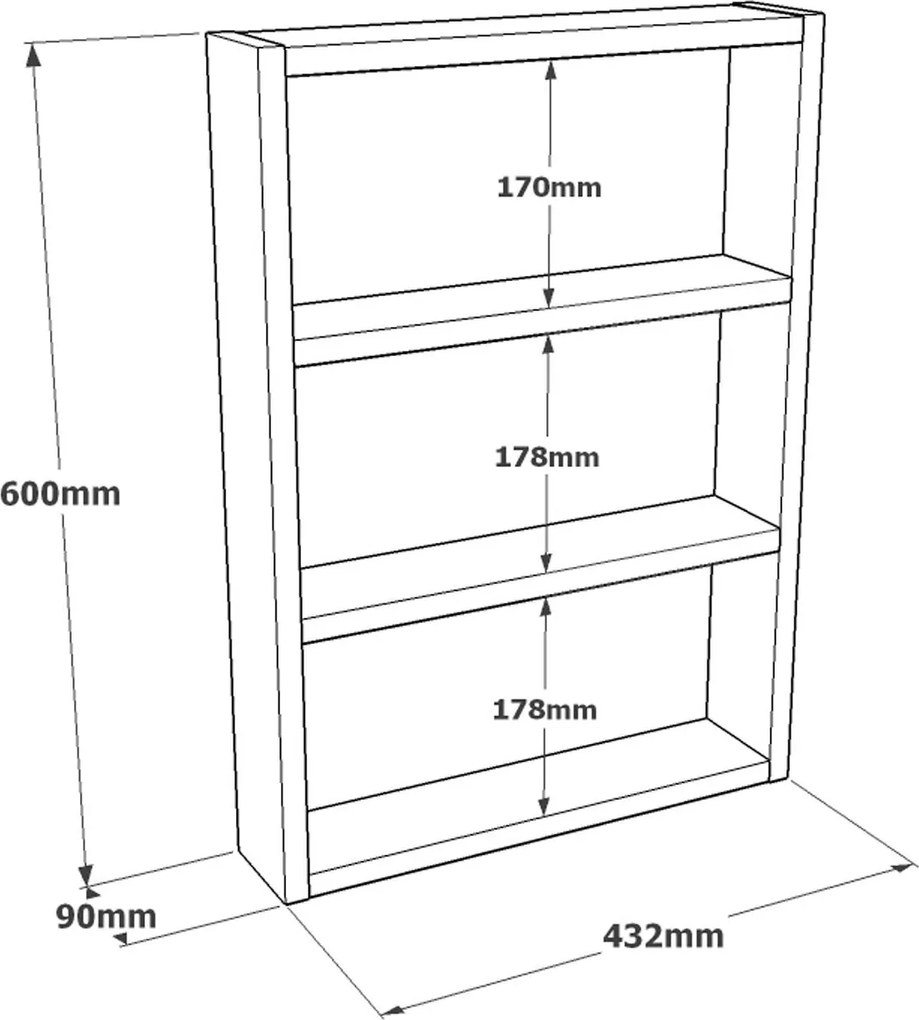 Wall Shelf Pr1-A Atlantic Pine