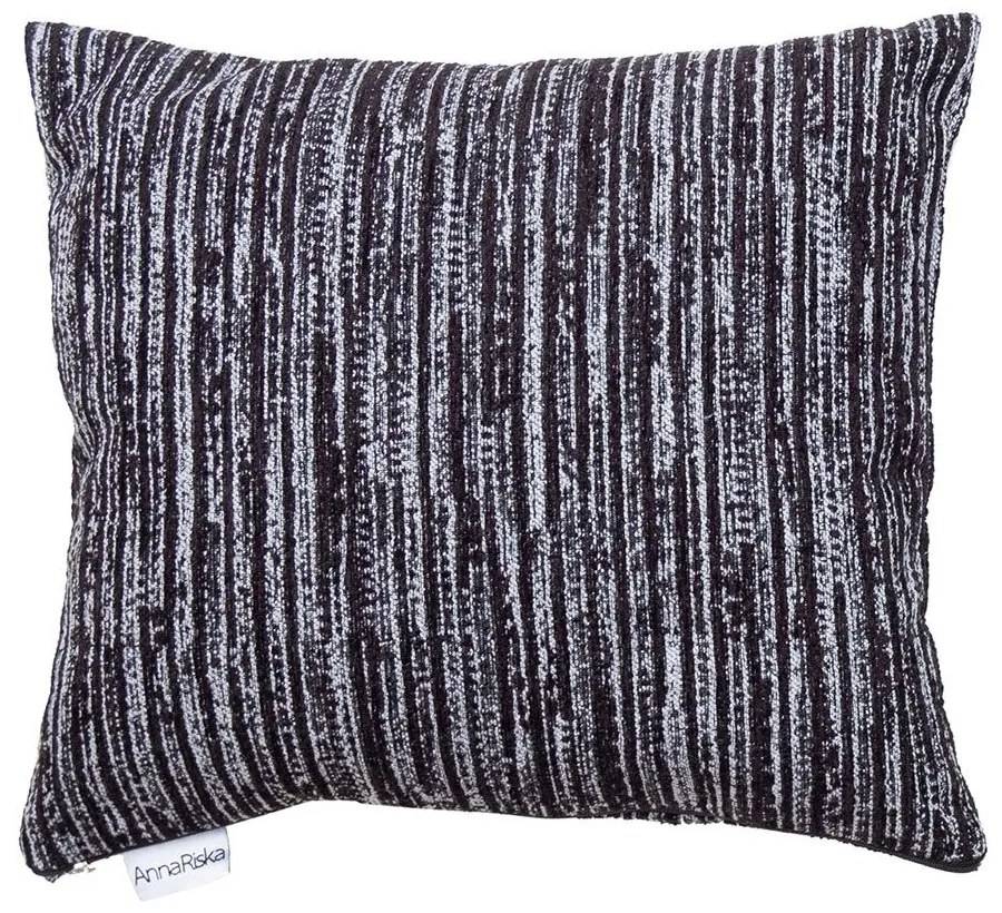 Μαξιλάρι Διακοσμητικό (Με Γέμιση) 1453 Black Anna Riska 42X42 Chenille