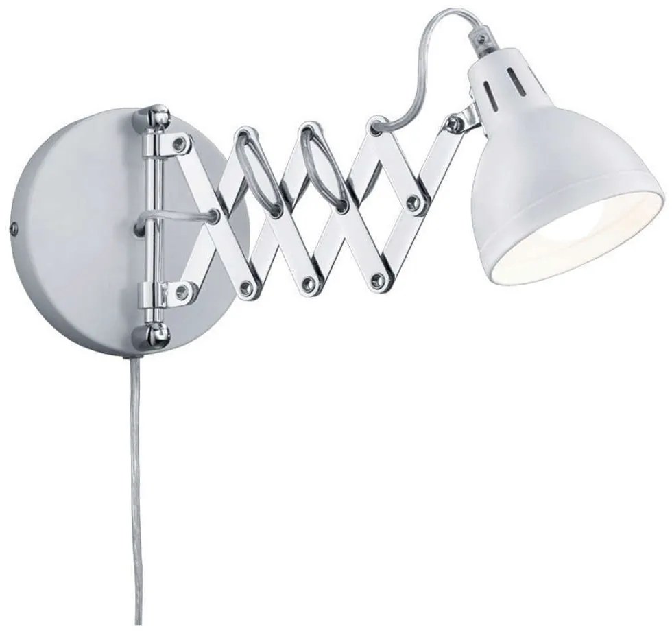 Φωτιστικό Τοίχου - Απλίκα Scissor R20321031 1xE14 28W Φ15cm White Mat RL Lighting Μέταλλο