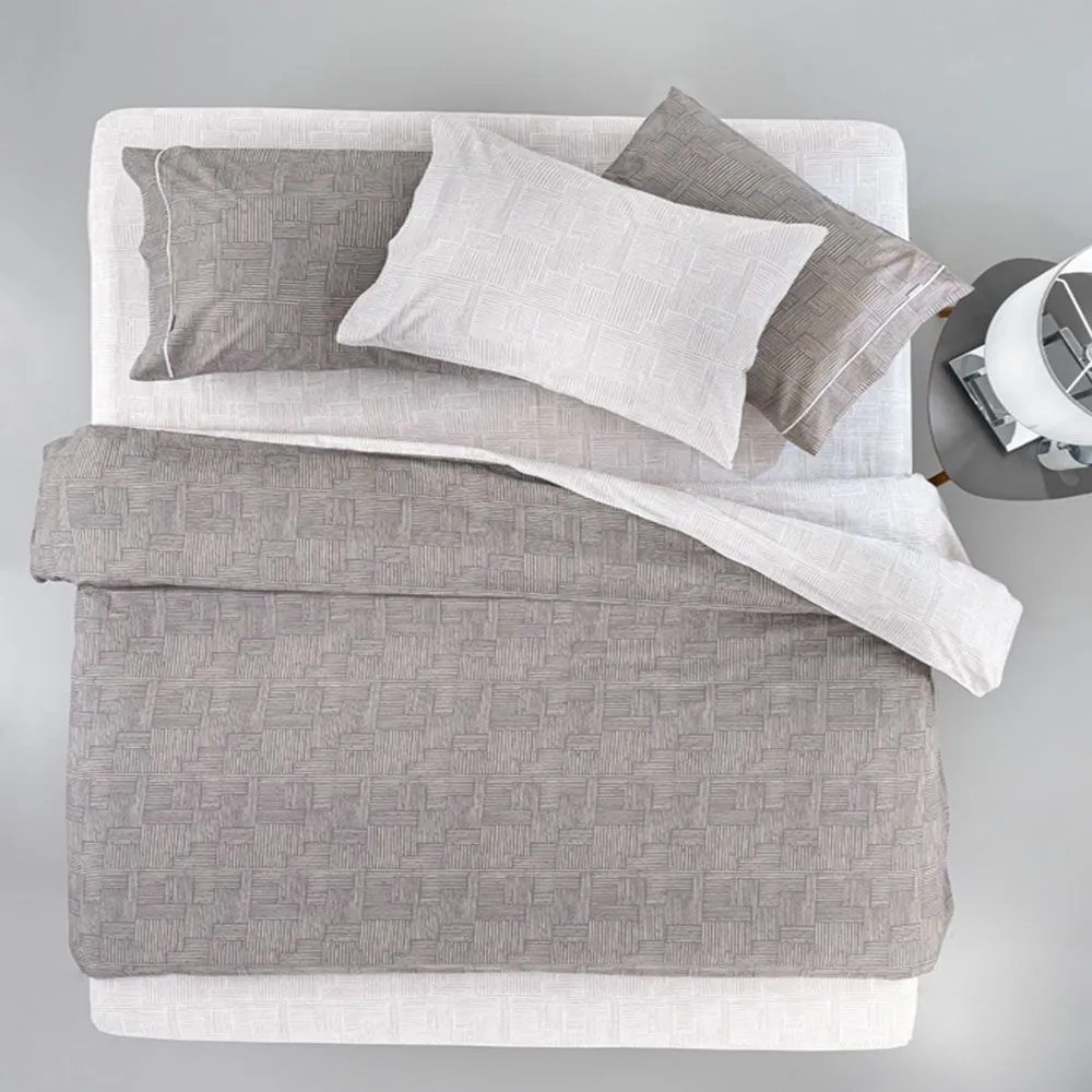 Σεντόνια Stencil (Σετ 4τμχ) Wenge Guy Laroche King Size 270x265cm 100% Cotton Percale