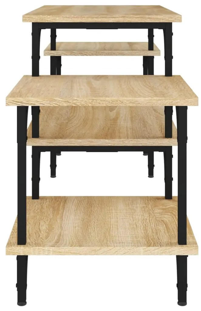 vidaXL Έπιπλο Τηλεόρασης Sonoma Δρυς 117x35x52 εκ. Επεξεργ. Ξύλο