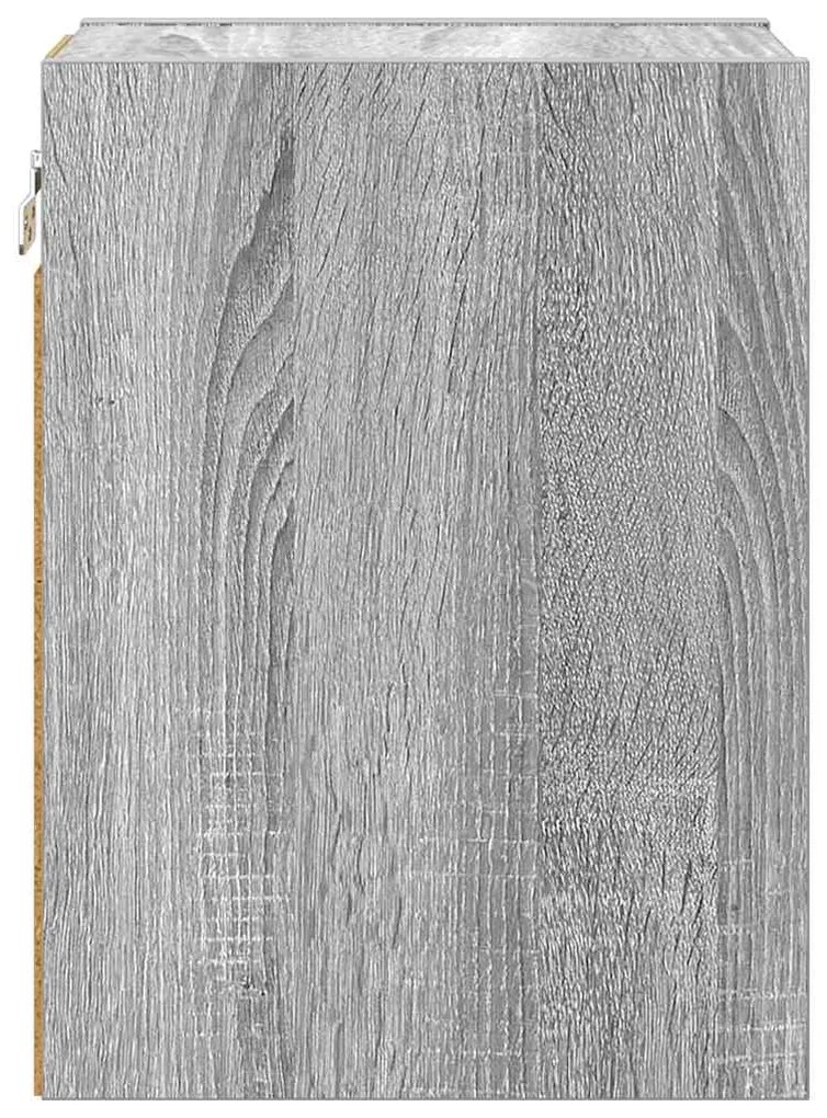 vidaXL Κρεμαστό ντουλάπι Γκρίζο Σονομα 20 x 29,5 x 40 εκ.