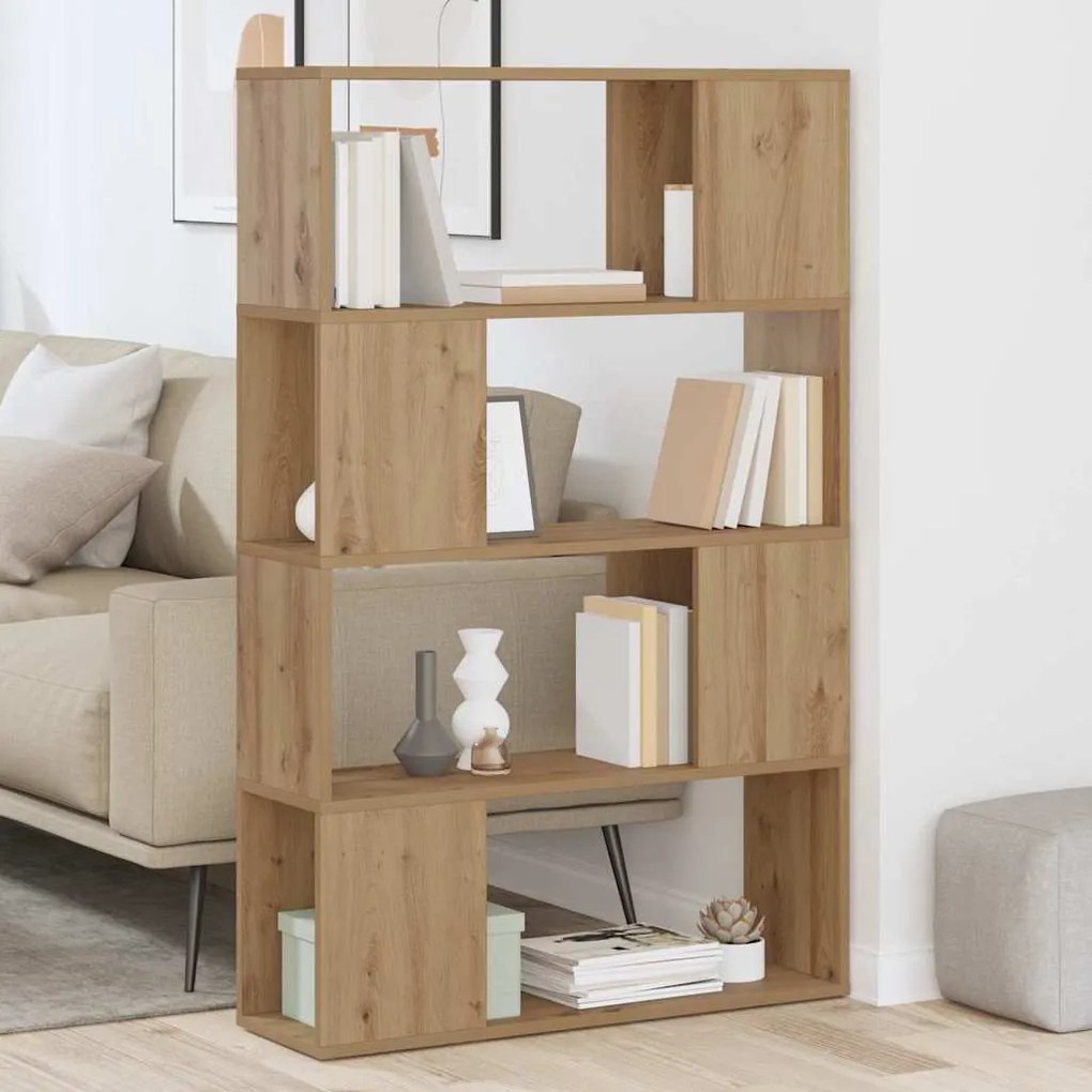 vidaXL Κέντρο ψυχαγωγίας Καφέ 80 x 24 x 124 εκ Επεξεργασμένο ξύλο