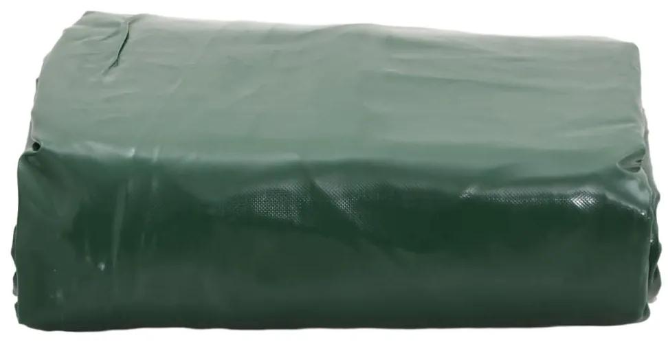 vidaXL Μουσαμάς Πράσινος 6 x 8 μ. 650 γρ./μ²