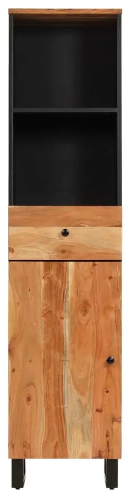vidaXL Ντουλάπι Μπάνιου 38 x 33 x 160 εκ. από Μασίφ Ξύλο Ακακίας