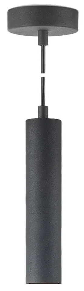 Φωτιστικό Οροφής Φ10 Black VK/03163/B VKLed Metal