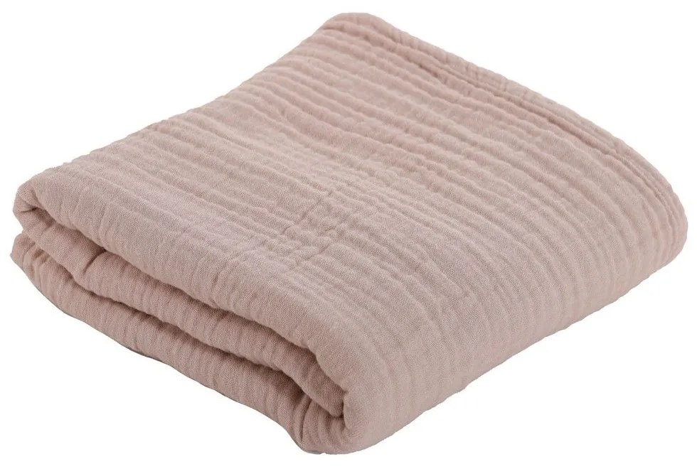 Κουβέρτα Βρεφική Whisper Pink Nef-Nef Cradle 110x150cm 100% Βαμβάκι