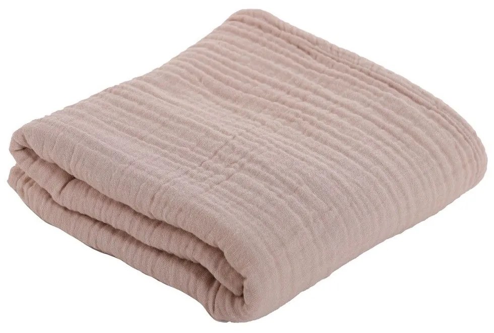 Κουβέρτα Βρεφική Whisper Pink Nef-Nef Κούνιας 110x150cm 100% Cotton