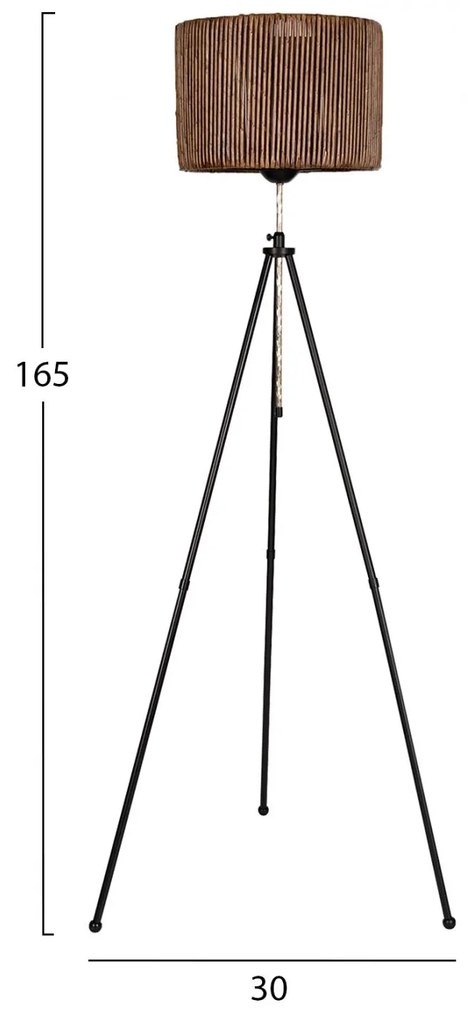 ΦΩΤΙΣΤΙΚΟ ΔΑΠΕΔΟΥ ΜΕΤΑΛΛΙΚΟ  30x165 εκ. 30x30x165 εκ.