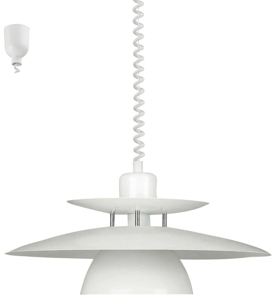 Φωτιστικό Οροφής Brenda 87055 White Eglo Metal, Plastic