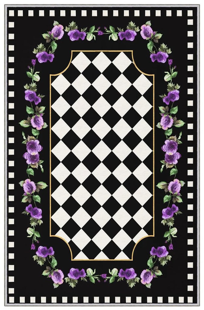 Χαλί Hmnt721 474HFT2806 Black-Multi Conceptum Hypnose 160X230cm