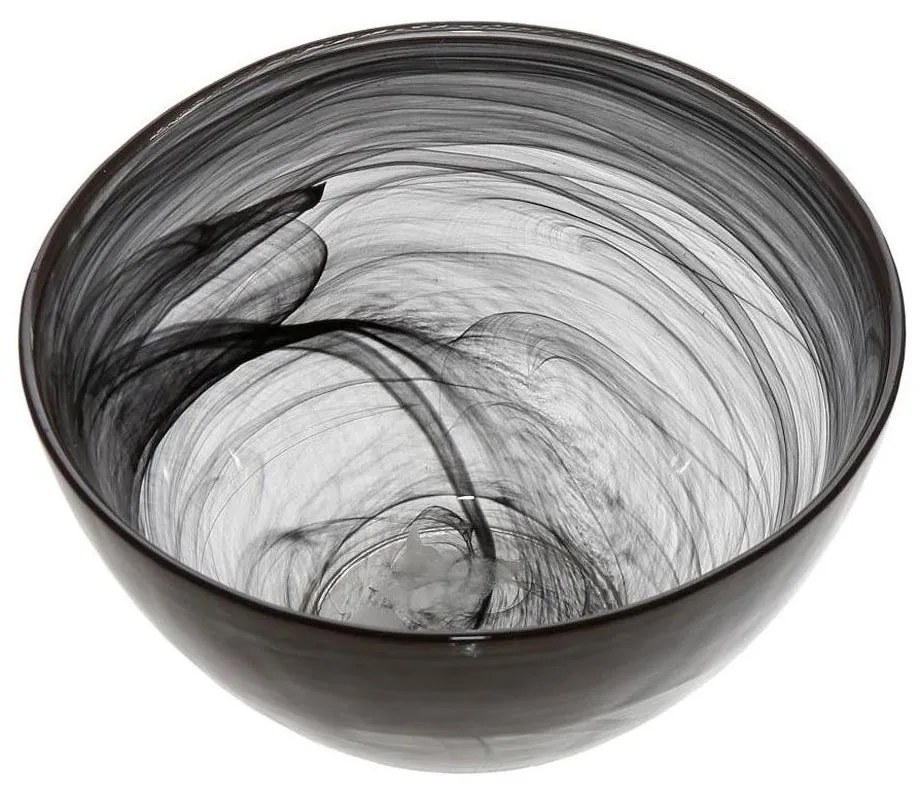 Μπωλ Σερβιρίσματος Atlas HOR1340K6 Φ29cm Black Espiel Glass