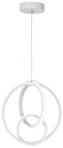 Κρεμαστό Φωτιστικό Οροφής LED 45W 3CCT Neon-29 Heronia Lighting-01-0348-Λευκό 01-0348