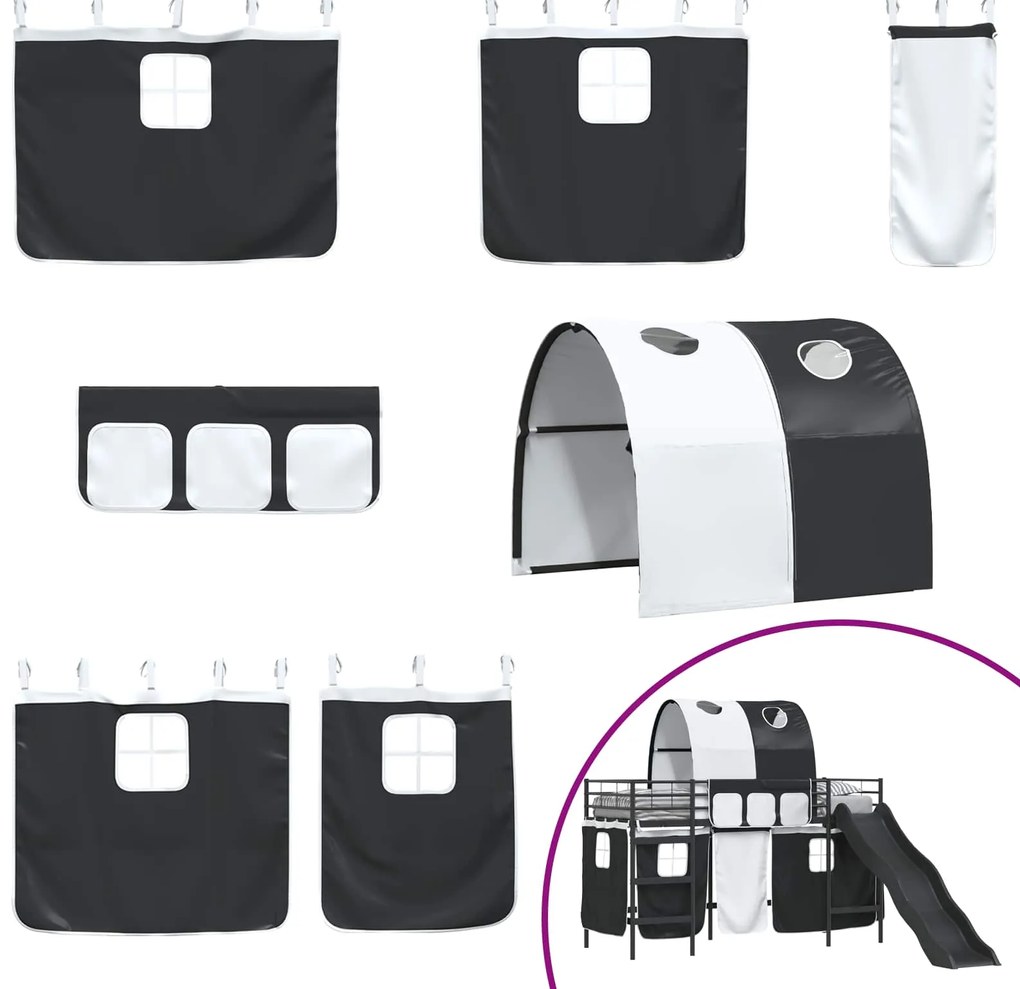 vidaXL Μαύρο 74,5 x 190 εκ.