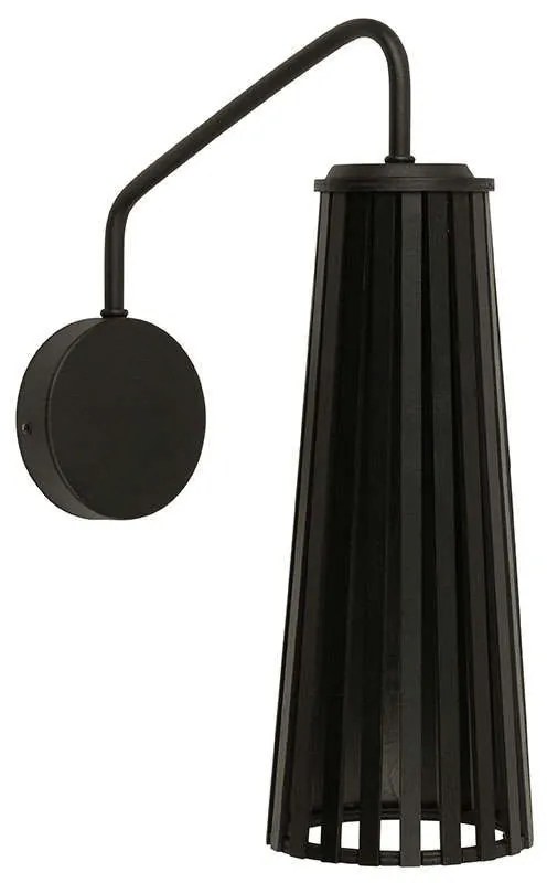 Φωτιστικό Τοίχου Dover I 9266 Black Nowodvorski Metal, Plastic