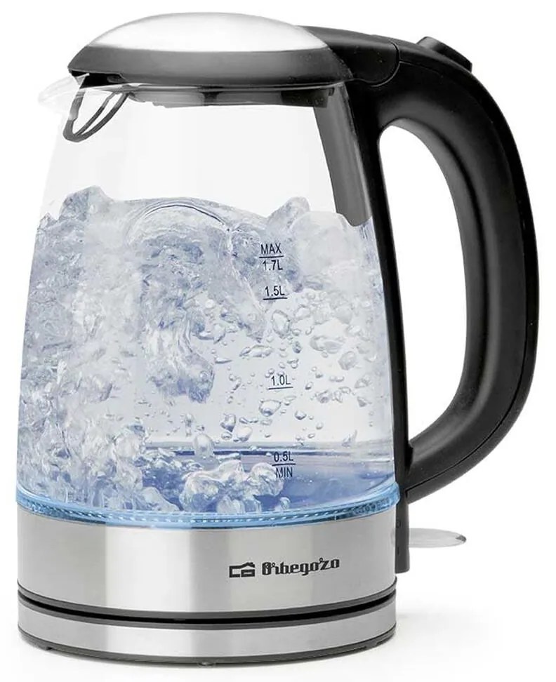 Βραστήρας Orbegozo KT6045 Μαύρο Πλαστική ύλη 2200 W 1,7 L