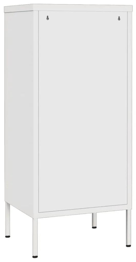Ντουλάπι Αποθήκευσης Λευκό 42,5x35x101,5 εκ. από Ατσάλι - Λευκό