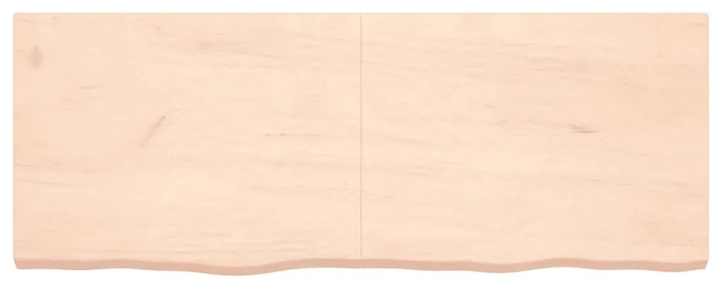 vidaXL Ράφι Τοίχου 160x60x(2-6) εκ. από Ακατέργαστο Μασίφ Ξύλο Δρυός