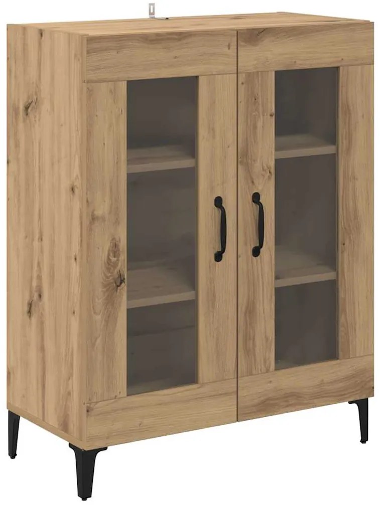 vidaXL Highboard Artisan Oak 69,5 x 34 x 180 εκ. Επεξεργασμένο ξύλο