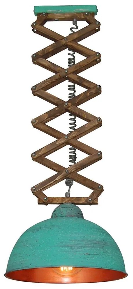 Φωτιστικό Οροφής Κρεμαστό HL-250-38P 77-3095 Up-Down Relief Brown Copper Homelighting Metal,Wood