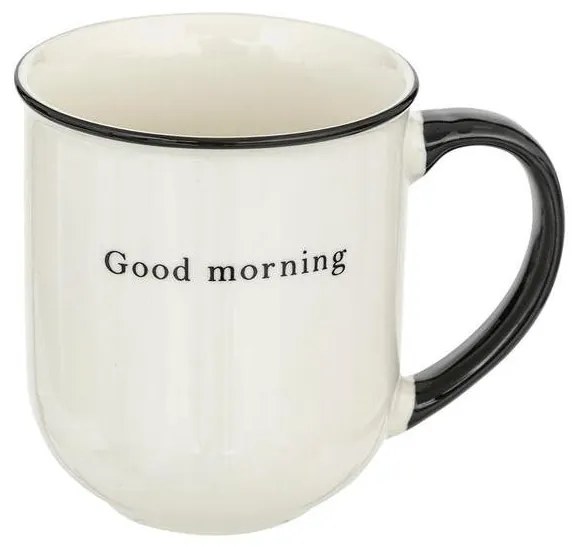 Secret de Gourmet Κούπα Κεραμική 380ml Good Morning Λευκή 196467