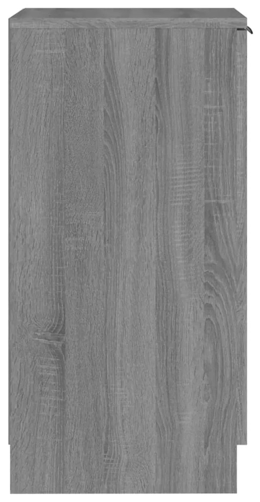vidaXL Παπουτσοθήκη Γκρι Sonoma 30x35x70 εκ. από Επεξεργασμένο Ξύλο