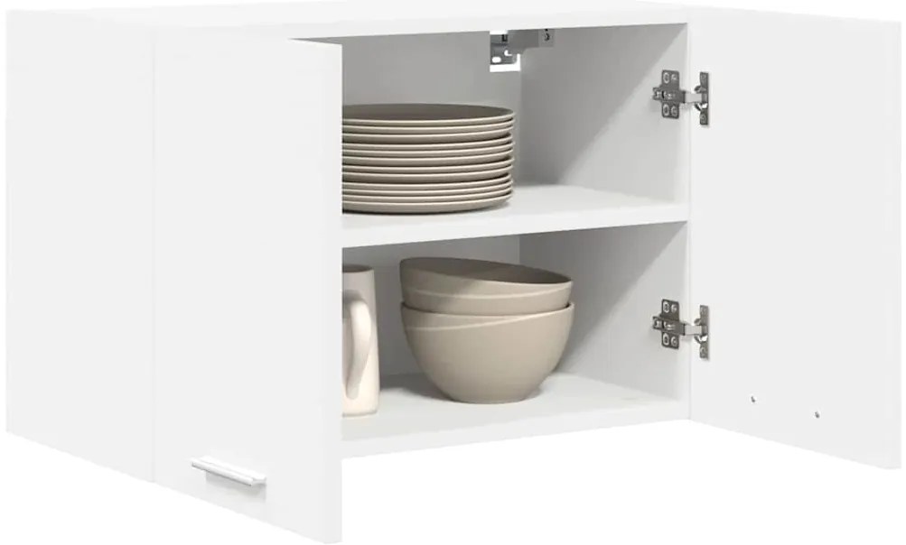 vidaXL Κρεμαστό ντουλάπι με αποθήκευση 2 pcs Λευκό 60 x 31 x 40 εκ