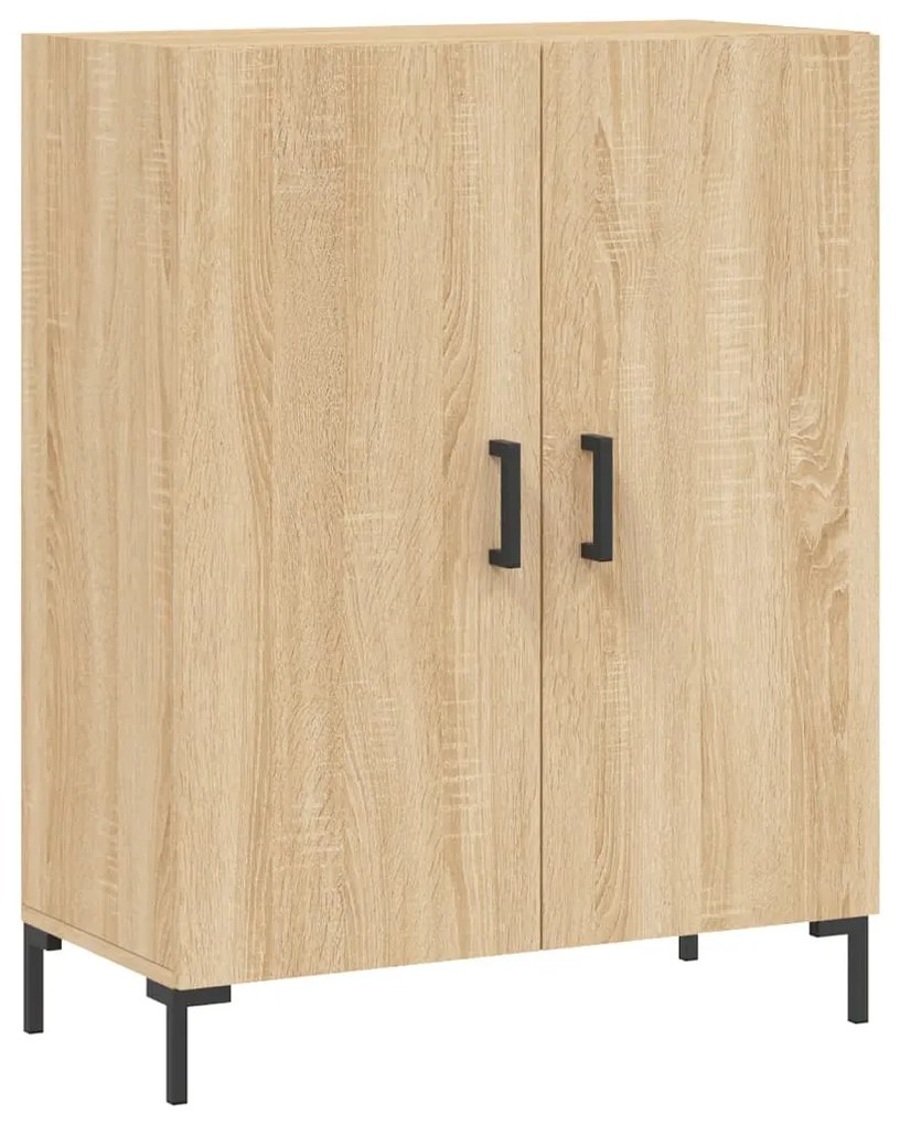 vidaXL Ντουλάπι Sonoma δρυς 69,5 x 34 x 180 εκ. από Επεξεργασμένο Ξύλο