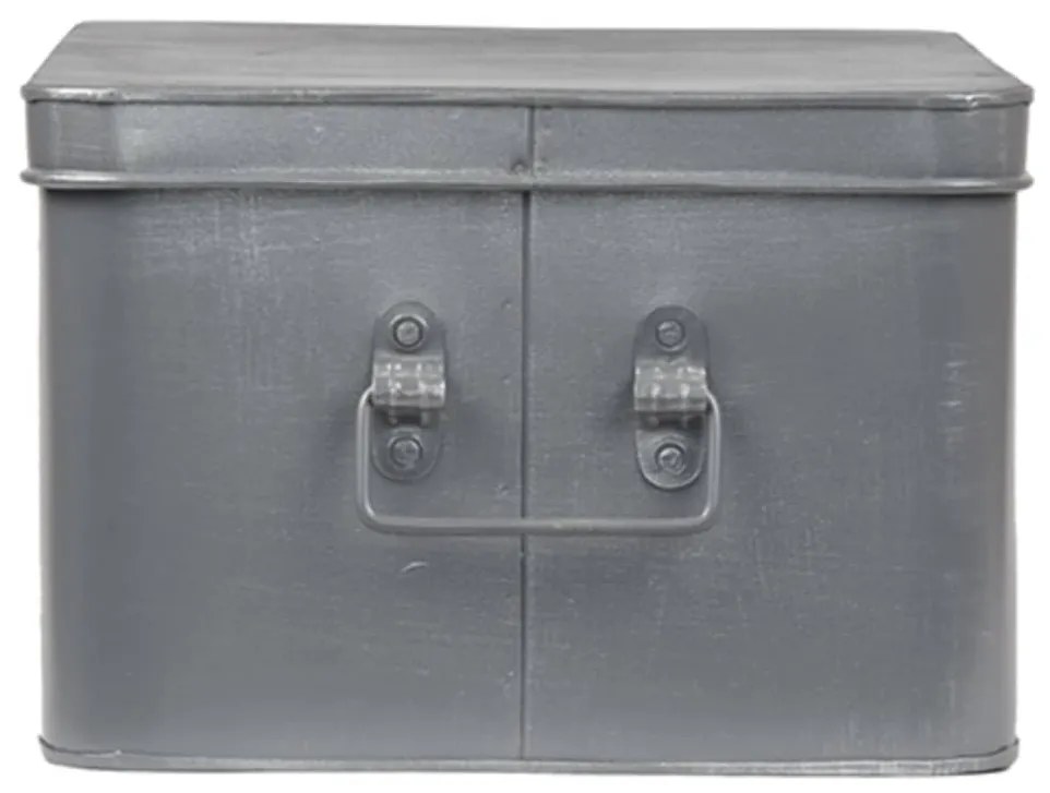 LABEL51 Κουτί Αποθήκευσης Media Χρώμα Αντικέ Γκρι 35 x 27 x 18 εκ. XL