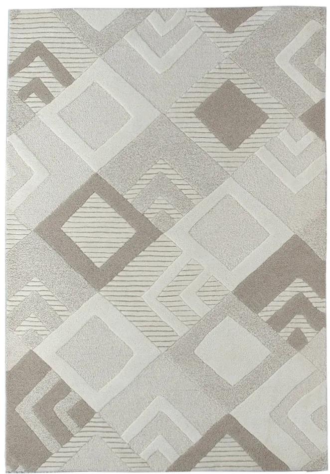 Χειροποίητο Χαλί Texture VISCO WHITE Royal Carpet - 160 x 230 cm - 19SRVIWH.160230