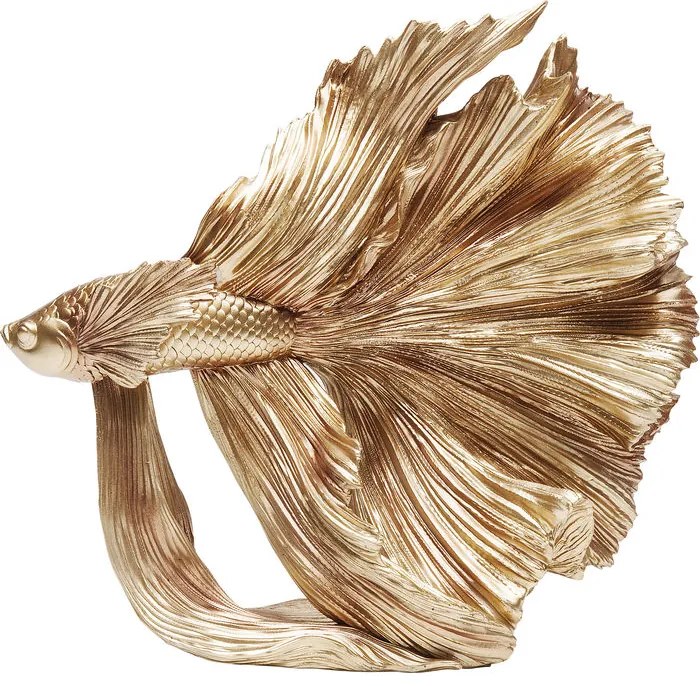Διακοσμητικό Betta Ψάρι Μικρό Χρυσό 33.5x14x36.5 εκ. (PL) 33.5x14x36.5εκ - Χρυσό