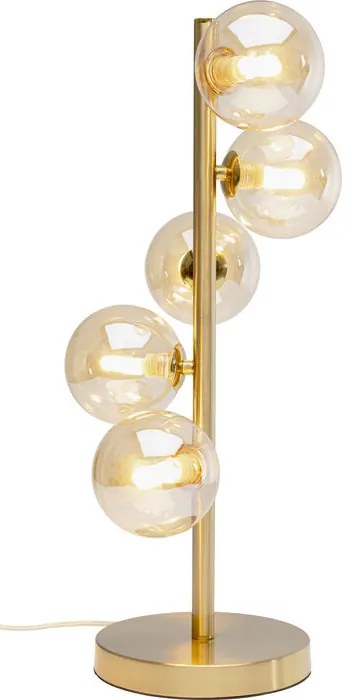 Φωτιστικό Επιτραπέζιο Scala Balls Γυαλί Χρυσό 22*22*53.5εκ. - Χρυσό