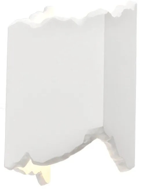 Φωτιστικό Τοίχου Γύψινο Mari G8586W 1XG9 12x12x20cm White Aca