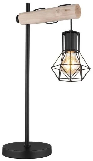 Επιτραπέζιο Φωτιστικό 1xE27 Μαύρο Priska 54017T Globo Lighting-54017T-Μαύρο 54017T