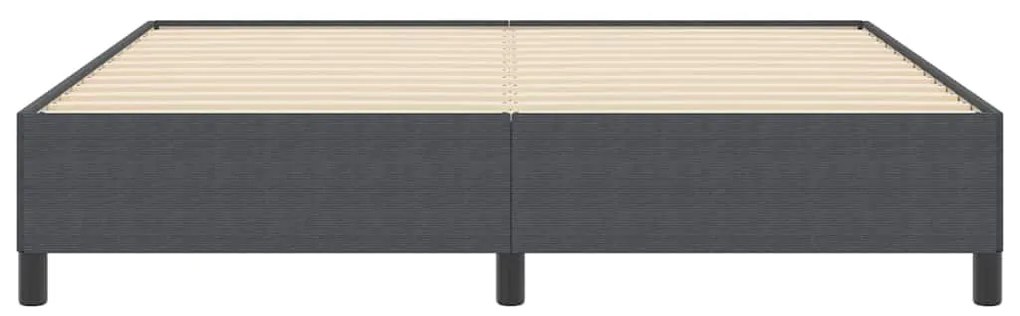 vidaXL Σκελετός Κρεβατιού Σκούρο γκρι 180 x 200 cm Βελούδο