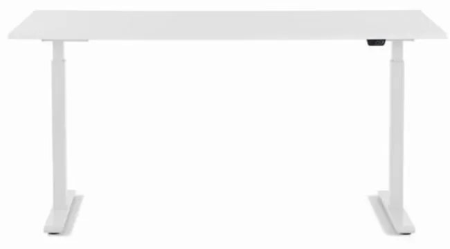 Γραφείο Ηλεκτρικά Ρυθμιζόμενου Ύψους Λευκό 160x80 εκ. 160x80x76εκ - Λευκό