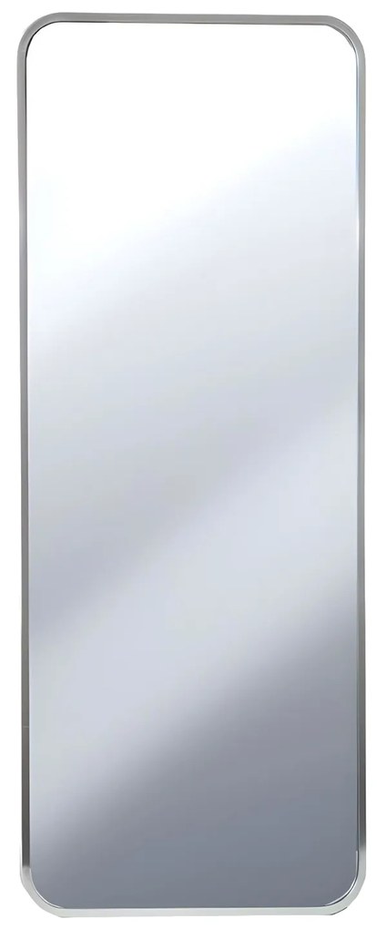 Καθρέπτης Τοίχου Ασημί Μέταλλο/Γυαλί 40x100cm-06511333