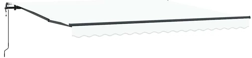 vidaXL Σκηνίτσα Αναδιπλούμενη Λευκό 400 x 350 εκ Ύφασμα και αλουμίνιο