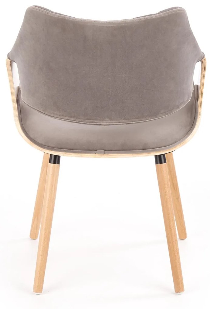 K396 chair, color: light oak / grey DIOMMI V-CH-K/396-KR-J.DAB