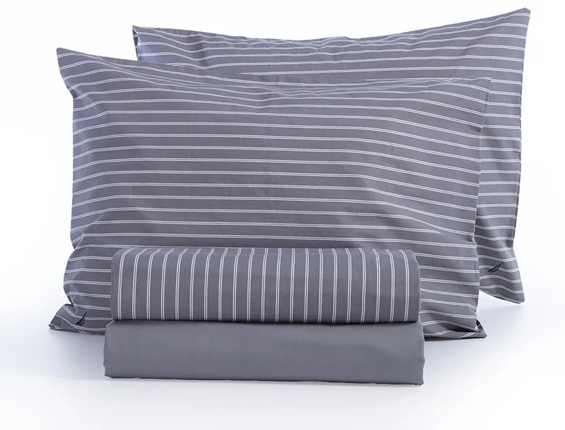 Σετ Σεντονια Διπλα Nau Coast Grey 200Χ270 Nef-Nef Homeware