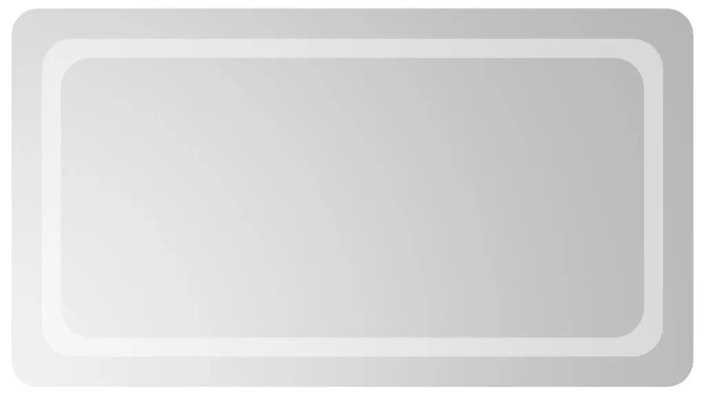 vidaXL Καθρέφτης Μπάνιου με LED 50x90 εκ.