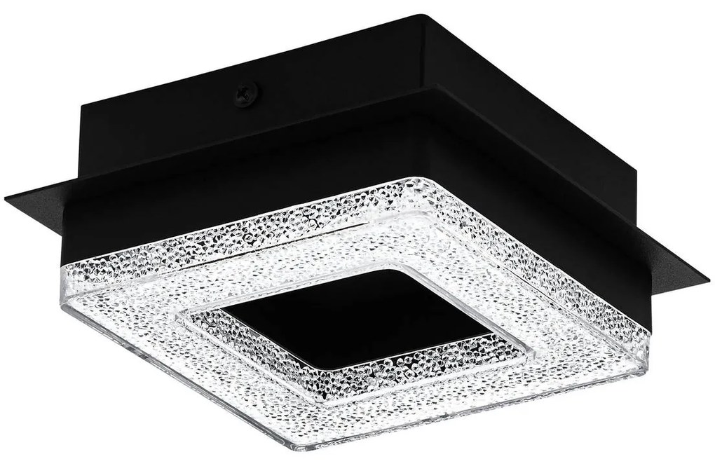 Φωτιστικό Οροφής Eglo 99324 FRADELO 1 Μαύρο Ματ (Black Mat) 3000K