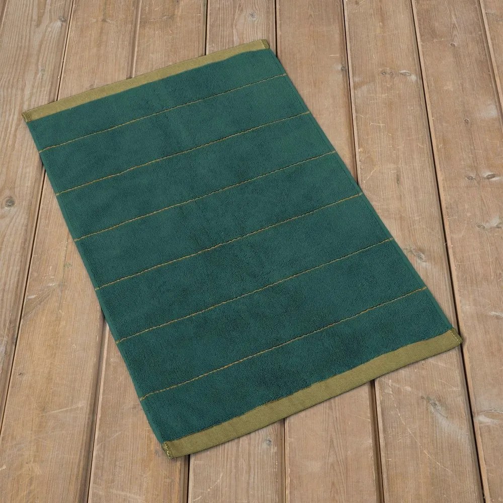 Πατάκι Μπάνιου Agua Jungle Green Nima 50 X 80 100% Cotton