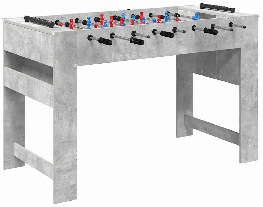 vidaXL Τραπέζι Φουτμπολ Σκυρόδεμα Γκρι 125 x 60,5 x 80 εκ.