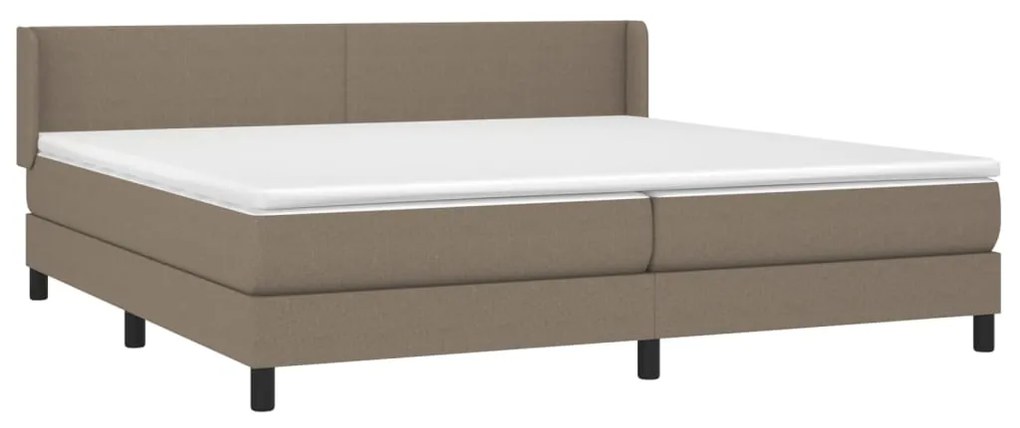 ΚΡΕΒΑΤΙ BOXSPRING ΜΕ ΣΤΡΩΜΑ TAUPE 200X200 ΕΚ. ΥΦΑΣΜΑΤΙΝΟ 3129581